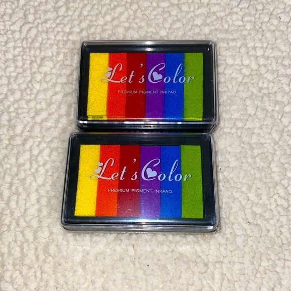 Let’s Color Other - 💜 Rainbow Inkpads for handprints and crafts